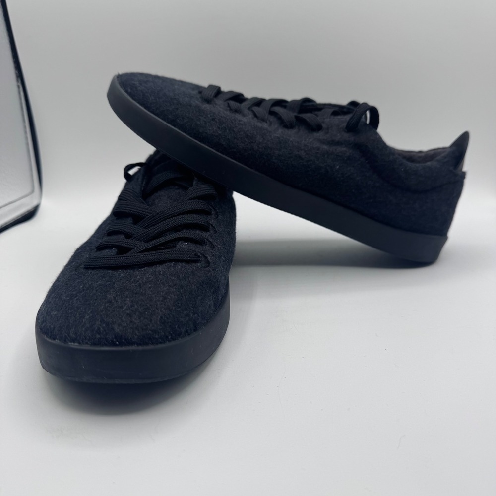 Allbirds Wool Pipers Womens 9 Dark Grey Charcoal Merino Wool Sneakers